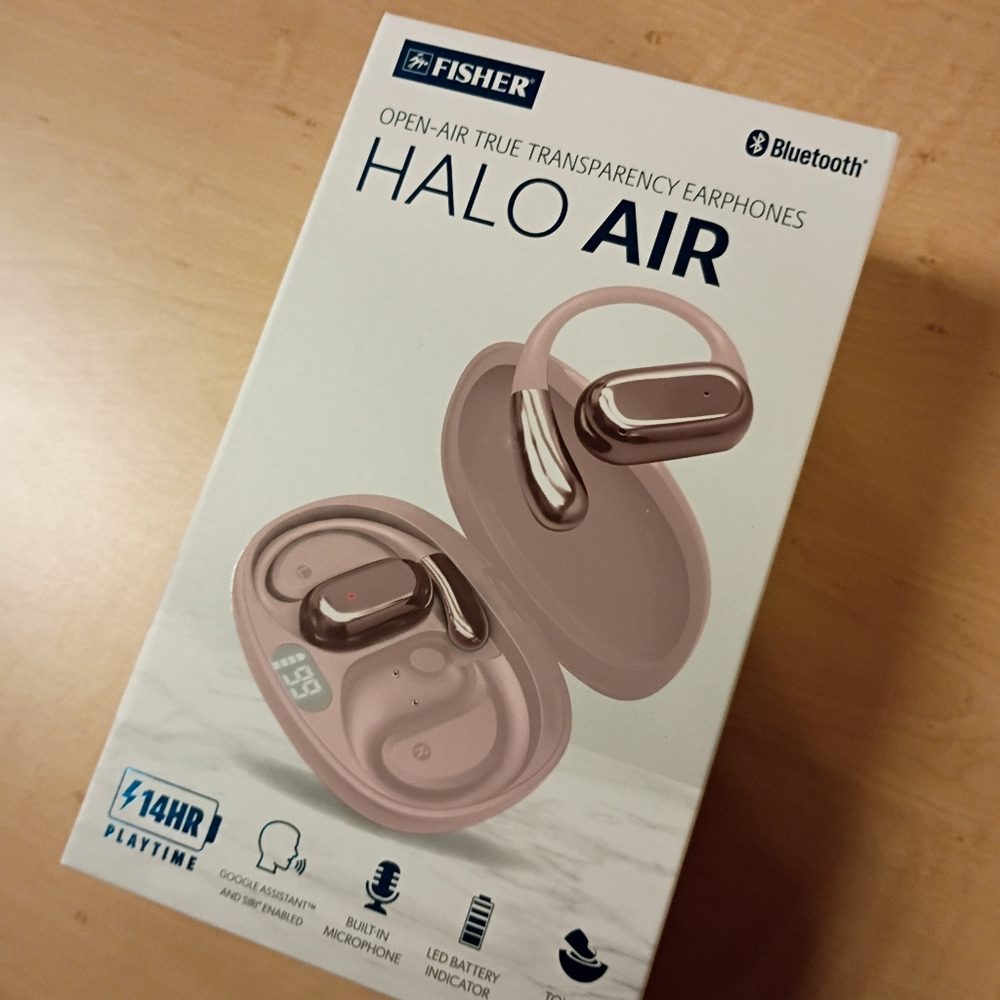 Fisher Halo Air Open-Air Earphones - Silver